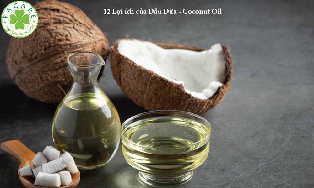 12 Lợi ích của Dầu Dừa Coconut Oil 9